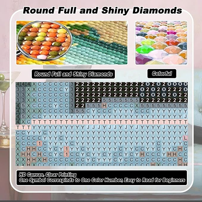 EIBEILI Cat Diamond Art Kits for Adults-Diamond Painting Kits Wall Decor | - Image 8