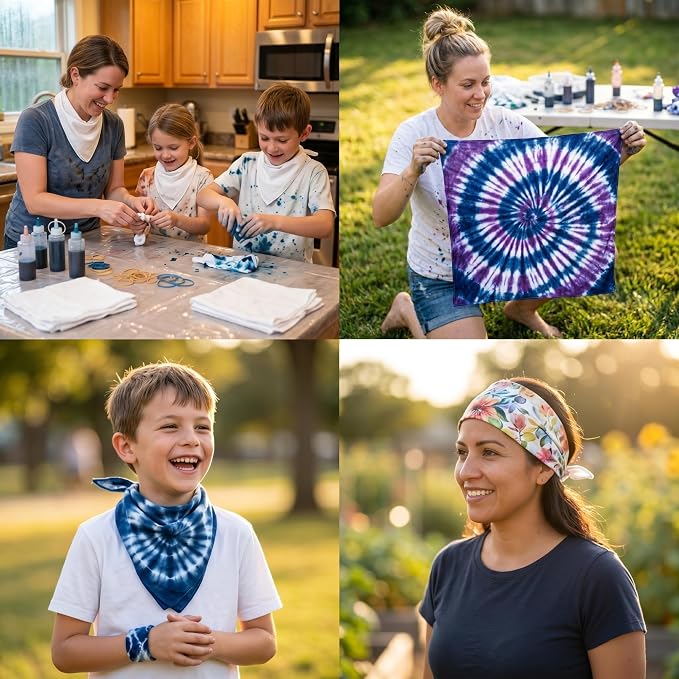 The Peacock Crew Premium Soft Cotton Bandanas Pack - Image 5