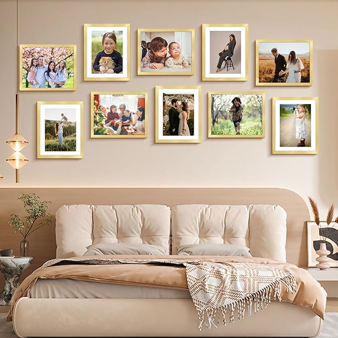 FIXSMITH 8x10 Picture Frame Bulk-6 Pack, Wall & Tabletop Picture Frames - Image 7