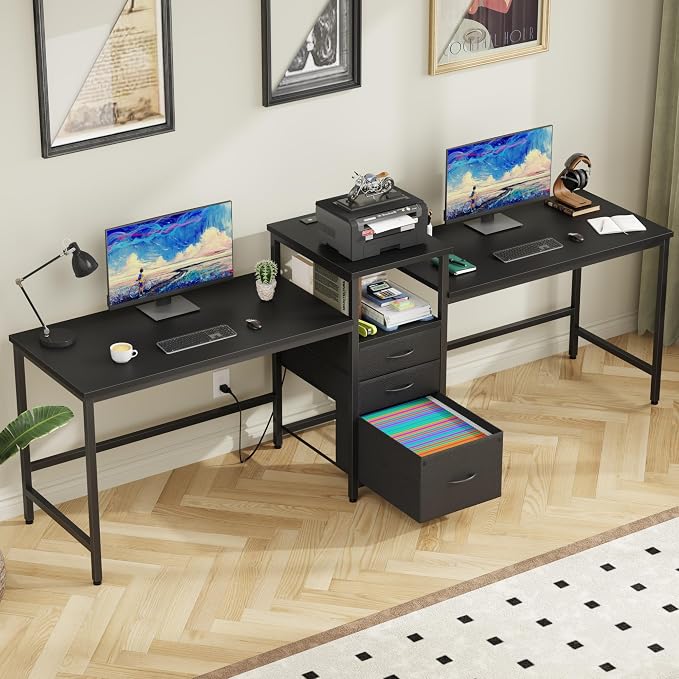 GYIIYUO 93'' Two Person Desk by GYIIYUO
