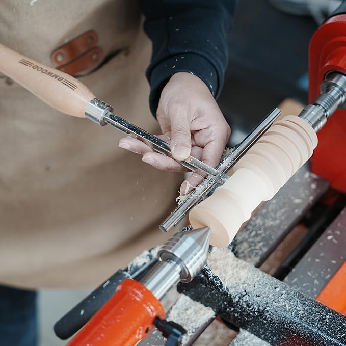 Overall length 18 3/4" Carbide Tipped Rougher Chisel For Woodturning, Beech handle length: 12 1/2", Tool bar length: 6 1/4", with 11 * 11 * 2mm TCT SQUARE BLADE