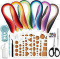 JUYA Paper Quilling Kits with 30 Colors 600 Strips and 8 Tools by JUYACrafts