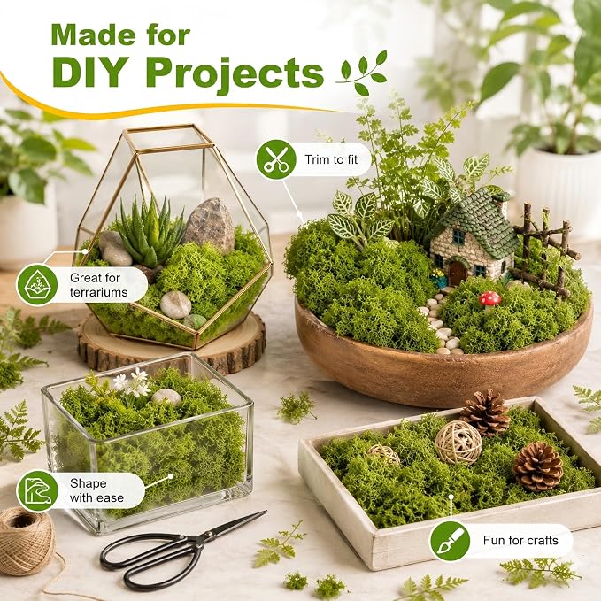 Fake Green Moss for Potted Plants - Image 3