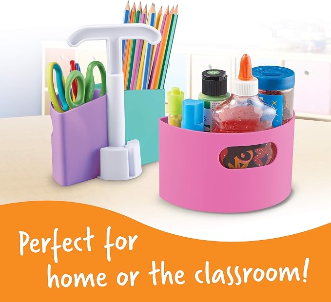 Learning Resources Create-a-Space Storage Mini Center Pink - Image 2