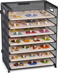 8-Tier Puzzle Organizer Rack, Wooden Puzzle Storage Holder by Unknown
