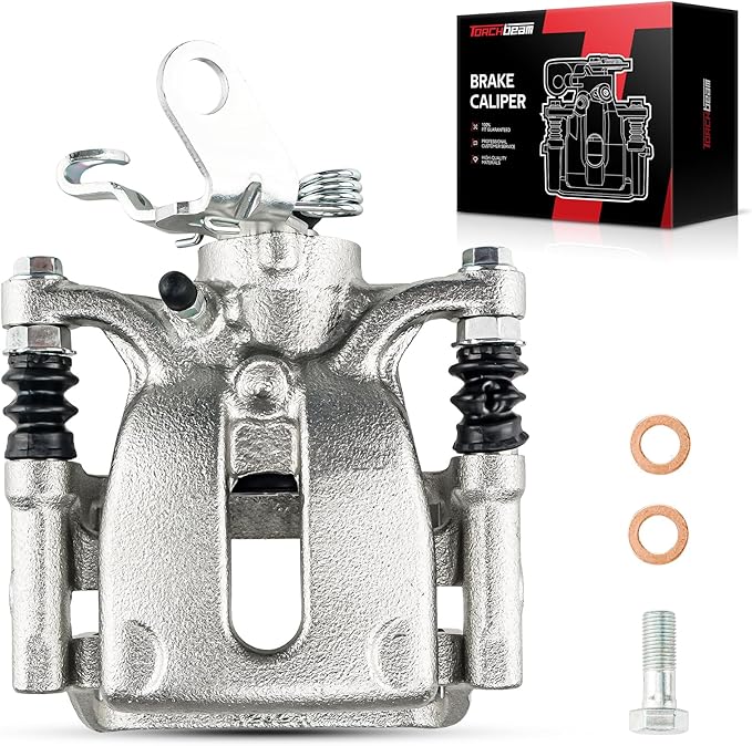 Torchbeam Rear Brake Caliper Right for Volkswagen 2015-2021 Passat, Volkswagen 2016-2021 Golf, Volkswagen 2017-2019 Golf SportWagen, Rear Right Caliper Replace # 19B7273