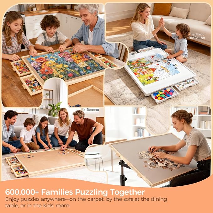ALL4JIG 1500 Piece Rotating Puzzle Board - Image 8