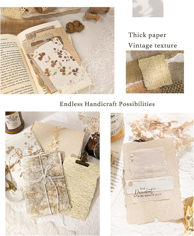 168Pcs Textured Scrapbook Paper Kit - Image 9