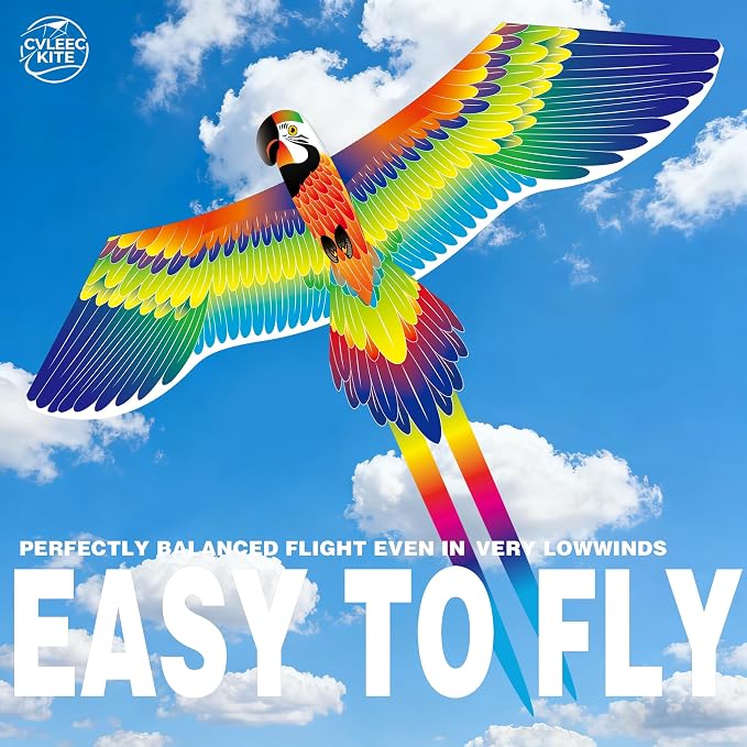 60" Large Bird Kite for Kids & Adults — Realistic Bird Design - Image 5