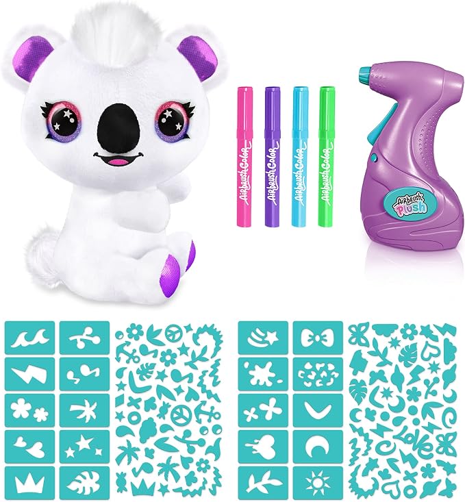 Canal Toys Personalize Airbrush Plush Large Koala! Decorate, Repeat! Customize - Image 5