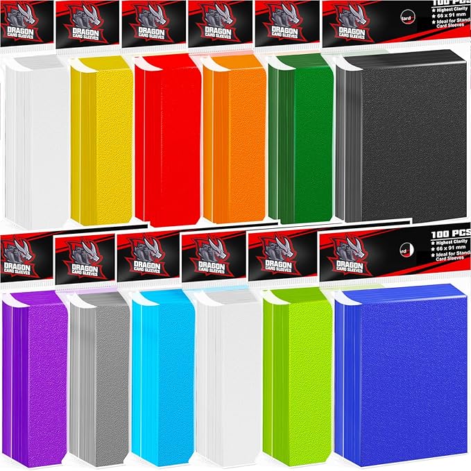 1200PCS Matte Card Sleeves for Trading Cards by VKshop