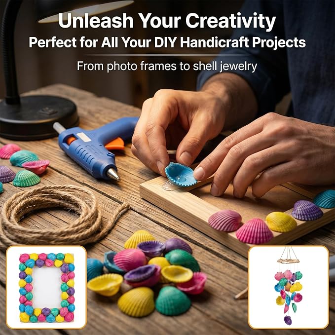 MAQIHAN 80 PCS Dye Sea Shells - Image 7