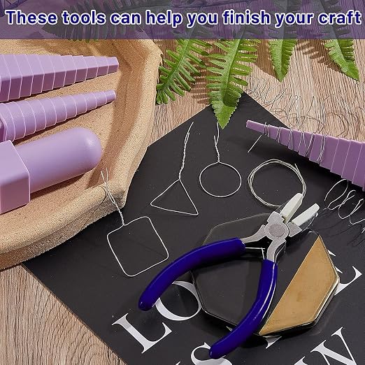 Wire Wrapping Mandrel Jewelry Shape Mandrel Kit Jewelry Making Bending Shaping - Image 2
