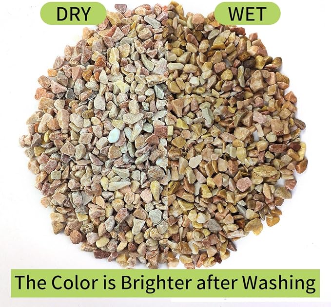 FANTIAN 10 LB Natural Pea Gravel Small Pebbles - Image 3