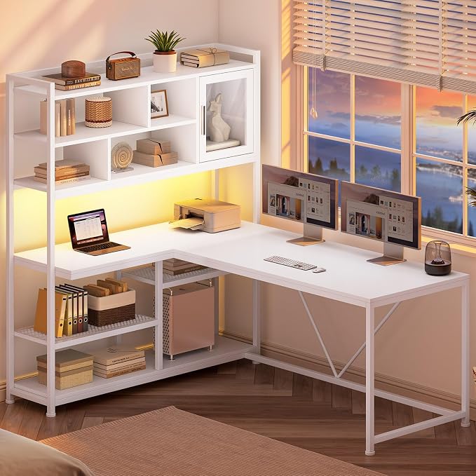 SEDETA L Shaped Computer Desk, L Shaped Corner Desk - Image 3
