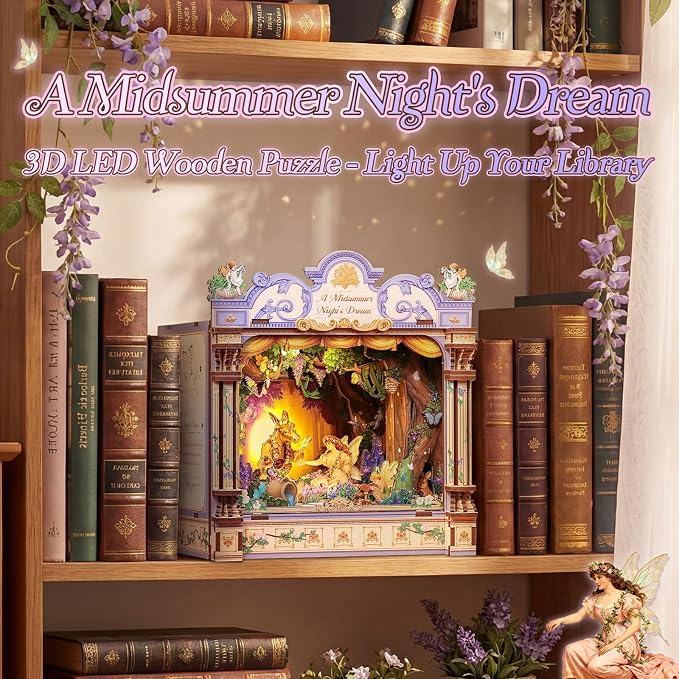 CUTEBEE DIY Miniature House Kit, 3D Wooden Puzzle - Image 3