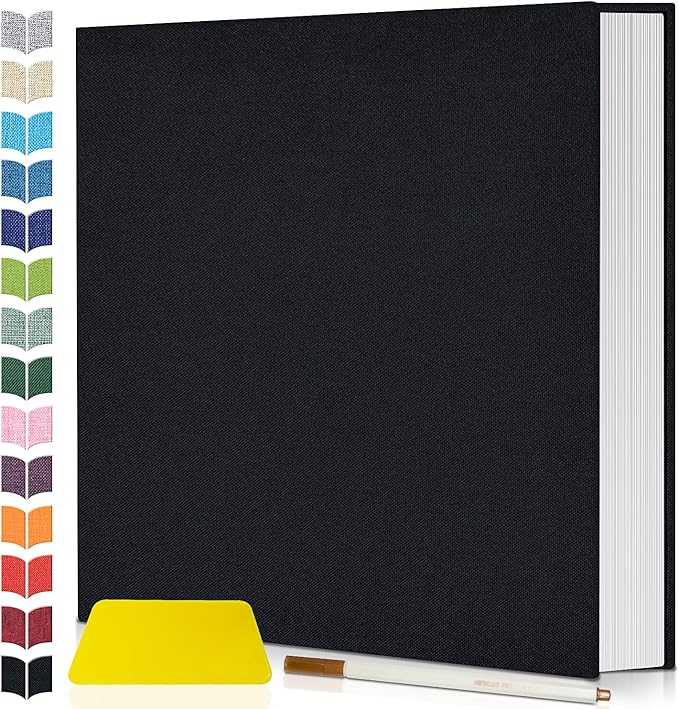 Artfeel Photo Album Self Adhesive Scrapbook, 120 Pages Large Photo Book by Artfeel