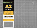 Premium 18" x 24" Self Healing Sewing Mat, Non-slip A2 Cutting Mat by IDEMEET