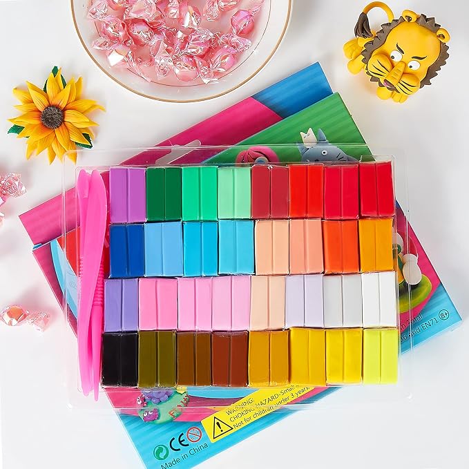 CiaraQ Polymer Clay Kit, Mini Modeling Clay Set | - Image 3