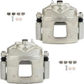 cciyu Front Left & Right Brake Calipers Assembly w/Bracket 18B4772 18B4773 2002 2003 2004 2005 2006 2007 For Buick For Rendezvous,2001 2002 2003 2004 2005 For Pontiac For Aztek