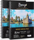 Bianyo Mixed Media Paper Sketchbook, 60 Sheets/Each, 123 LB/200 GSM, by Bianyo