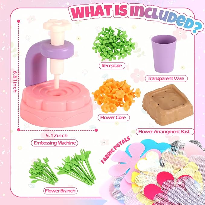 R RUCKERCO Flower Bouquet Craft Kits, DIY Arts and Crafts - Image 2