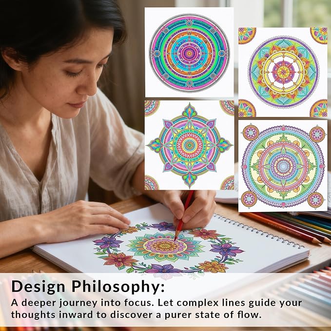 FUNLAVIE Adult Coloring Book - Image 8