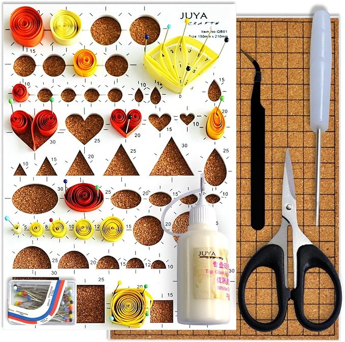 JUYA Paper Quilling Kit 960 Strips - Image 3