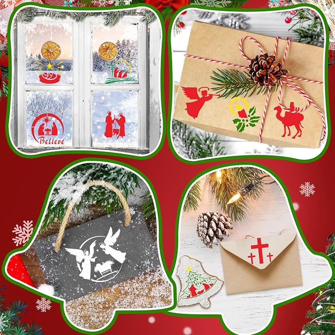 JULMELON Christmas Stencils - Image 7