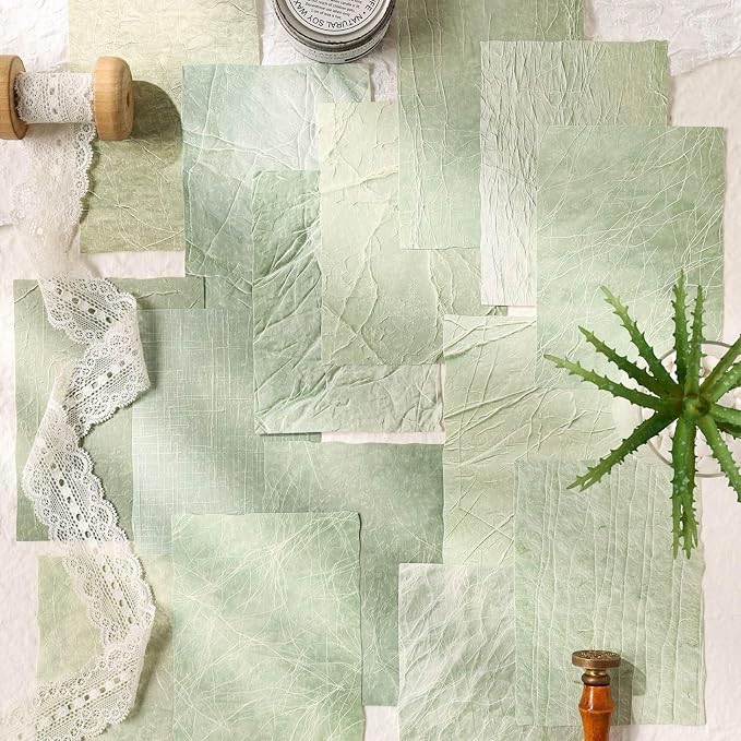 90 Sheets Textured Scrapbook Paper, 4x5.5 Vintage Specialty Paper - Image 7