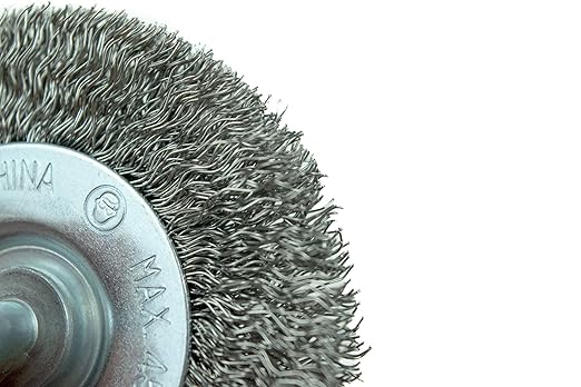 4 Piece Wire Brush & Flap Wheel Set 58094, Grinding and Surface Cleaning, Remove Rust, Paint, and Weld Splatter