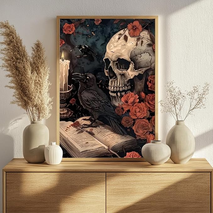 Paint by Numbers Kit for Adults, Skull Paint by Numbers for Beginners, DIY - Image 2