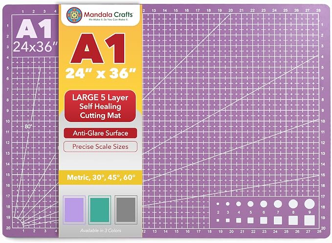 Mandala Crafts Self-Healing Cutting Mat, and Scrapbooking by MandalaCrafts