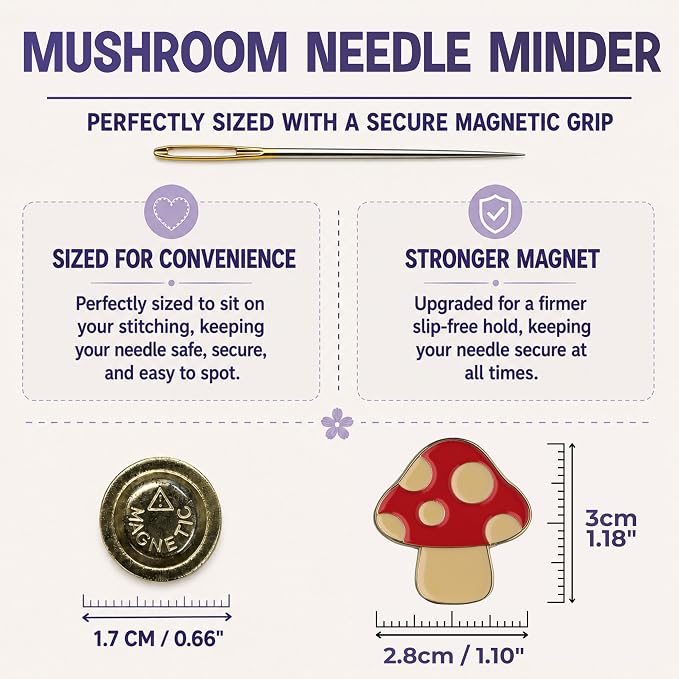 The Quilted Bear Needle Minder - Image 2