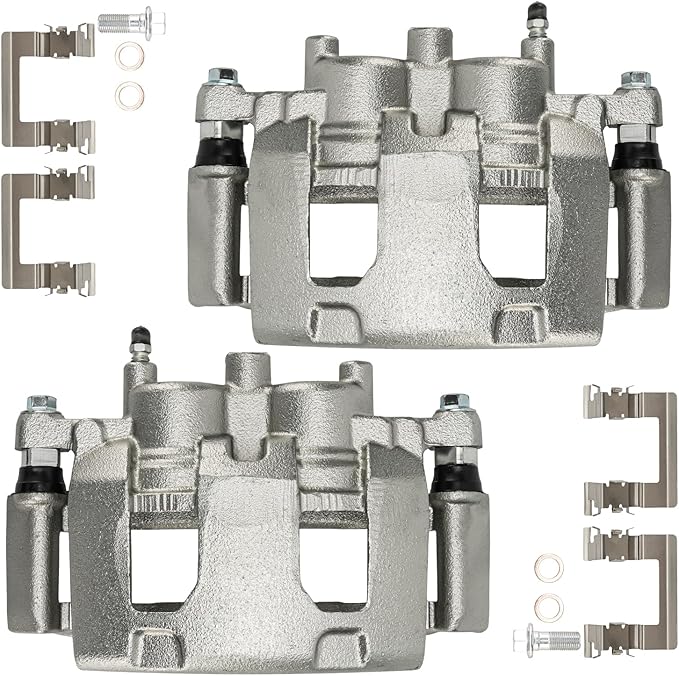 Torchbeam Front Brake Calipers Set for Chevrolet 2006-2011 Impala, Chevrolet 2012-2013 Impala 3.6L, Buick 2006-2008 Lucerne 3.8L, Front Left and Front Right Calipers Replace # 18B4988+18B4989
