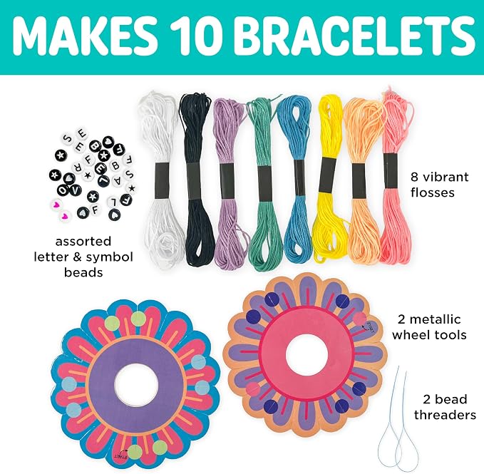 Creativity for Kids Best Friends Bracelets Mini Craft Kit: Create 10 Friendship - Image 2