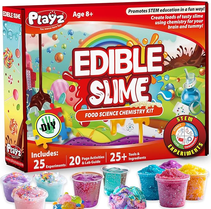 Playz Edible Slime Candy Making Science Kit by Playz