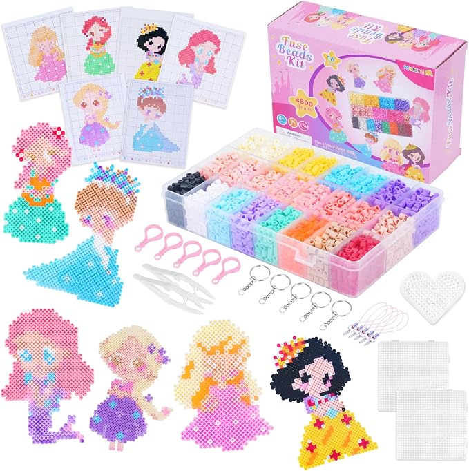 Meland Princess Fuse Beads Craft Kit by Meland