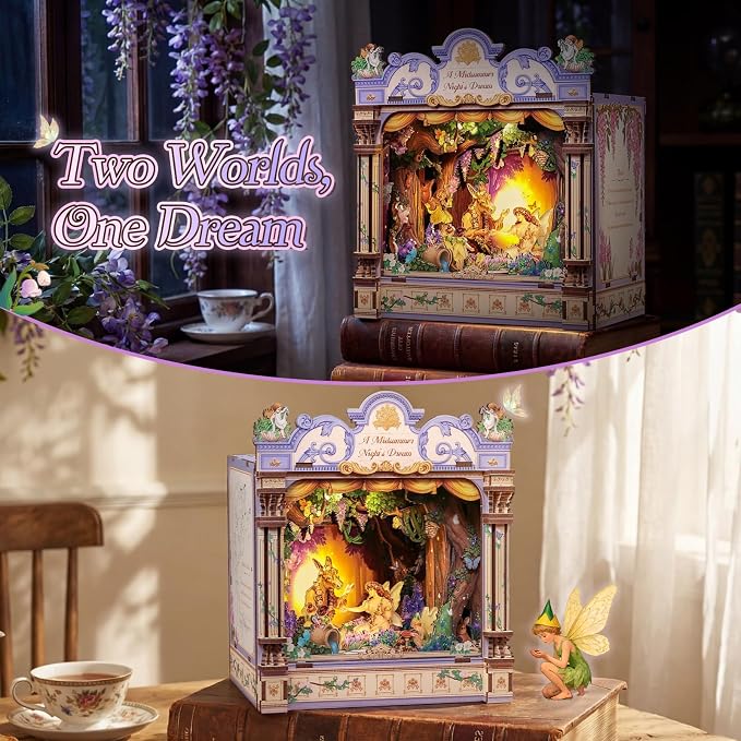 CUTEBEE DIY Miniature House Kit, 3D Wooden Puzzle - Image 6