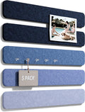 Fluxynara Cork Board Alternative Felt Strip Board 5-Pack 13"x2", Office Pin by FLUXYNARA