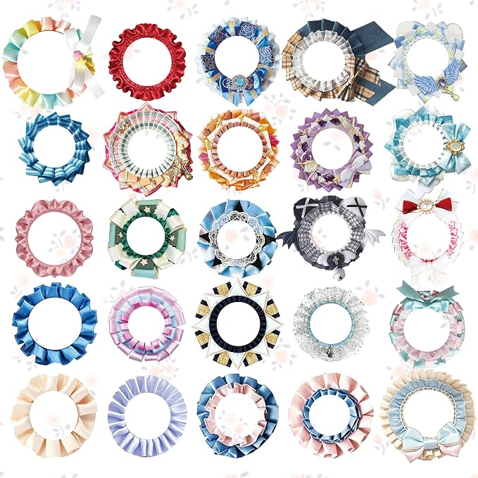 100 Pcs Fabric Aesthetic Scrapbook Stickers, Vintage Ribbon & Lace Style by JUNKJWBZ%7CPeelStickInspir