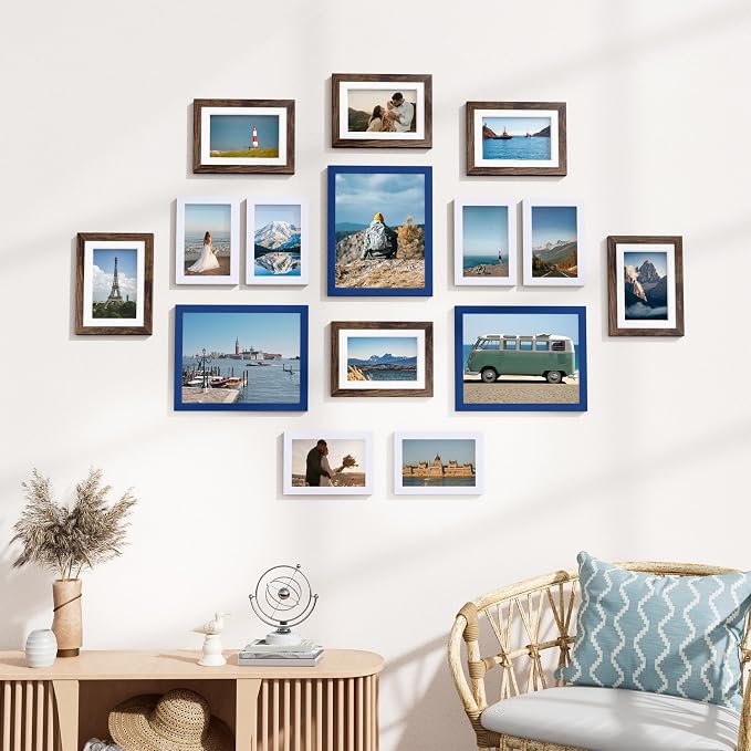 Vittanly 15 Pack Picture Frames Collage Wall Decor, Gallery Frame Set - Image 7