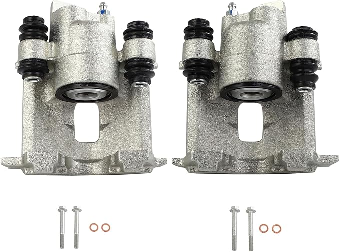 cciyu Rear Left & Right Brake Calipers Assembly 184785 184784 2001 2002 2003 2004 2005 2006 2007 2008 2009 2010 For Chrysler For PT Cruiser,2003 2004 2005 For Dodge For Neon