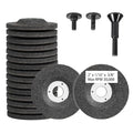 2" Die Grinder Grinding Wheel 15 Pcs,2 inch Grinder Disc with Mounting Mandrel Holder 3/8" & 1/4" Arbor Hole with 1/4" Shaft Shank for General Purpose Metal & Stainless Steel, Aluminum Oxide Grinding