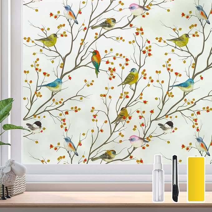 DKTIE Privacy Window Film Decorative by Dktie