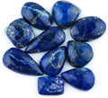 10pcs, Natural Gemstone Cabochon, Wholesale Assorted Flatback Crystals by CRYSTALINES