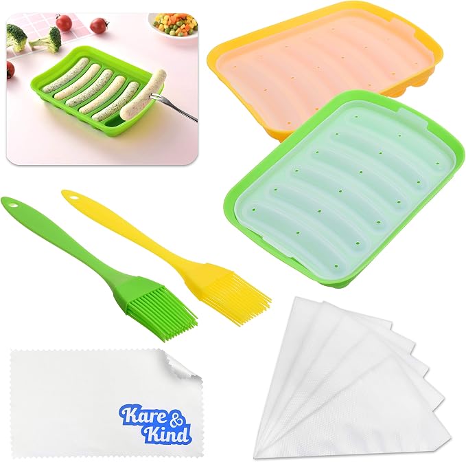Kare & Kind 2x Silicone Sausage Molds - Image 8