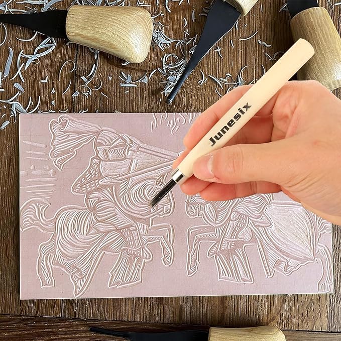 8PCS 4x6 Inch Linoleum Carving Blocks - Image 6