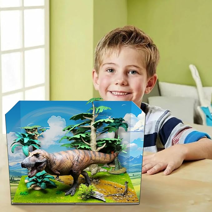 codree 4 Pcs Cardboard Diorama Kit, Diorama Box - Image 6