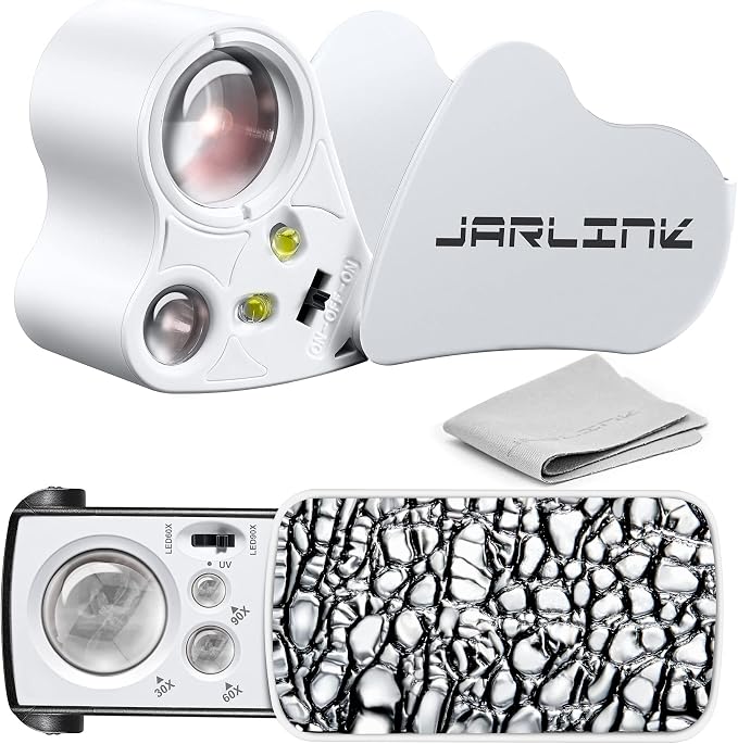 JARLINK 2 Pack Jewelers Loupe by JARLINK